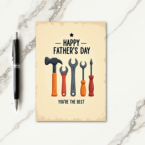 Tools Of Sweet Fathers Day Card
