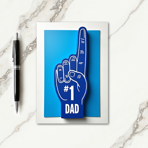 Top Dad Bold Graphic Card
