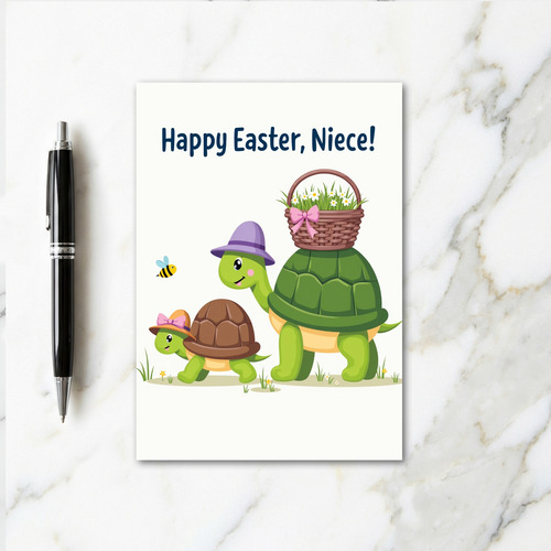 Tortoise Joy Springtime Card