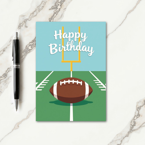 Touchdown Birthday Card