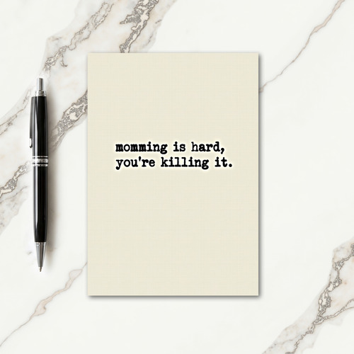 Tough Moms Vintage Type Card