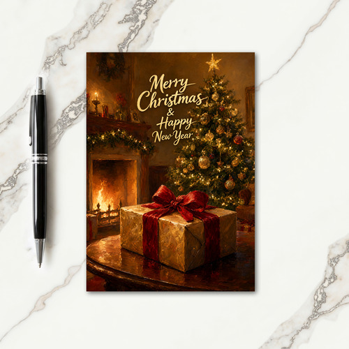 Traditional Christmas Card Greetings Card
