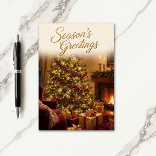 Traditional Christmas Card Sayings Card