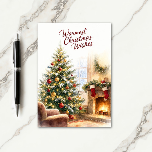 Traditional Christmas Card Verses Card