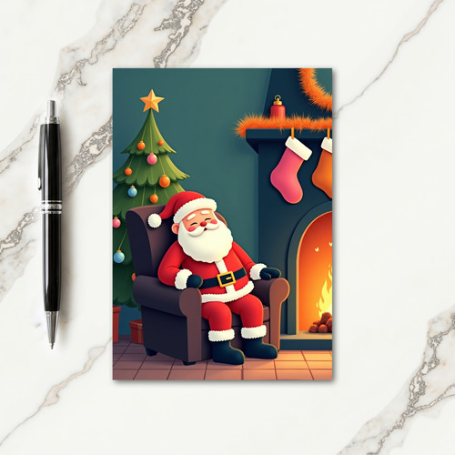 Tranquil Christmas Figure Card