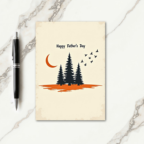 Tranquil Fathers Day Card
