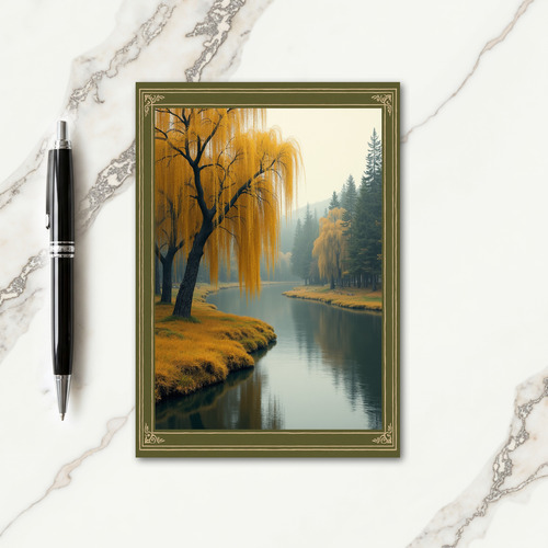 Tranquil Fathers Day Scenic Card