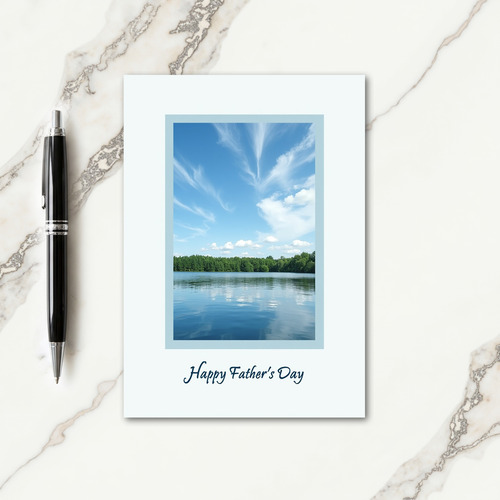 Tranquil Forest Fathers Day Card