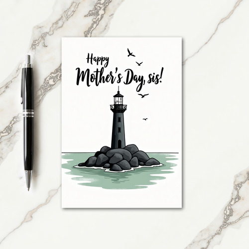 Tranquil Moms Day Beacon Card