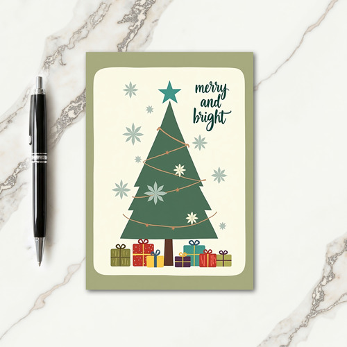 Tranquil Tree Christmas Card