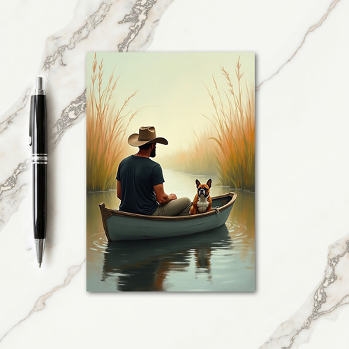 Tranquil Waters Fathers Day Card