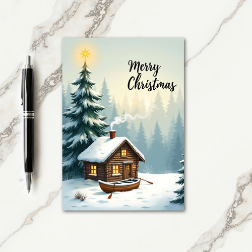Tranquil Winter Christmas Card