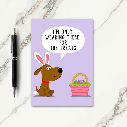 Treats For This Dog Card