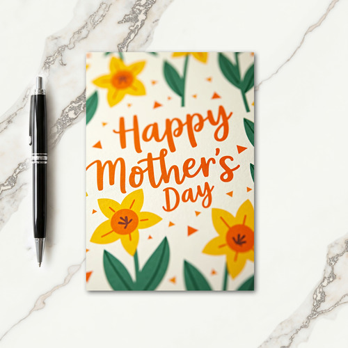 Triangle Blooms Mothers Day Card