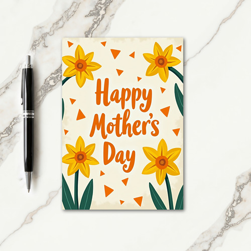 Triangle Happy Mothers Day Card