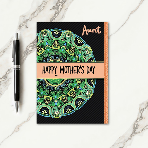 Tribal Art Mothers Day Card