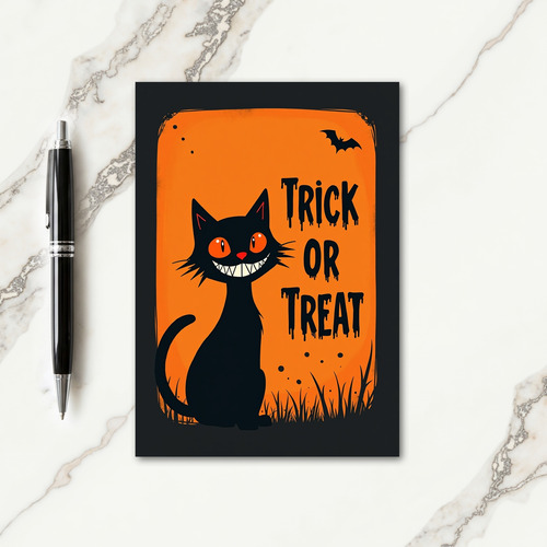 Trick Or Treat Grinning Creature Card