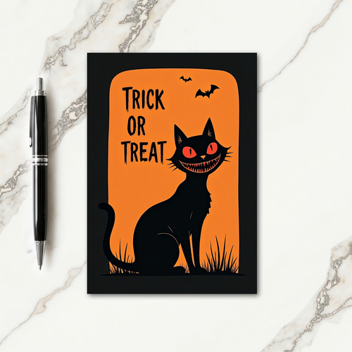 Trick Or Treat Night Card
