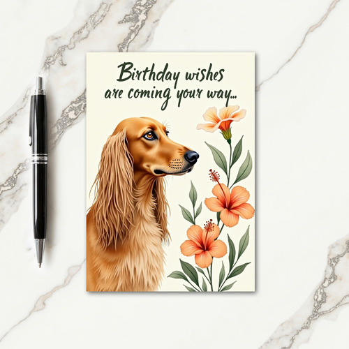 Tropical Birthday Bloom Card