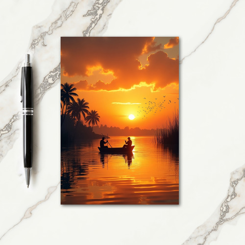 Tropical Fathers Day Glow Card