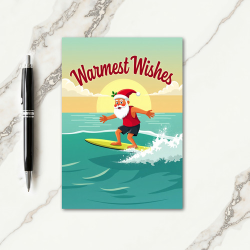 Tropical Holiday Card