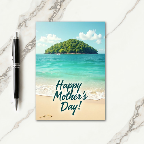 Tropical Mothers Day Scene Card