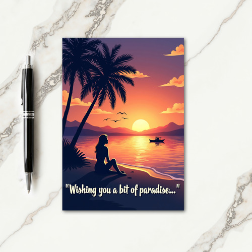 Tropical Mothers Day Vista Card