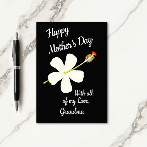 Tropical Mothers Day Wishes Card