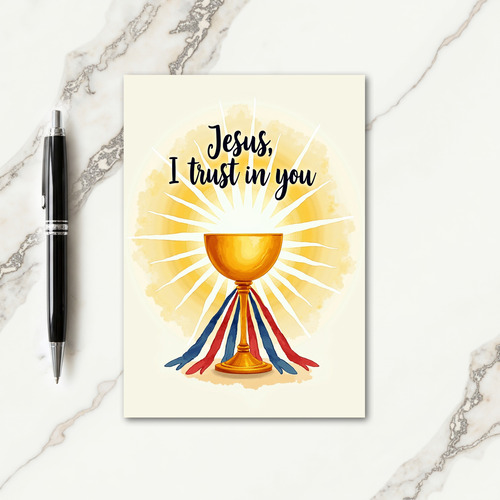 Trust In Jesus Art Card