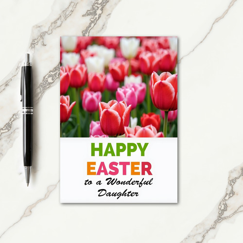 Tulip Bloom Greeting Card