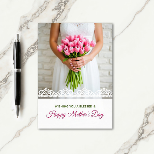 Tulip Bouquet Mothers Day Card