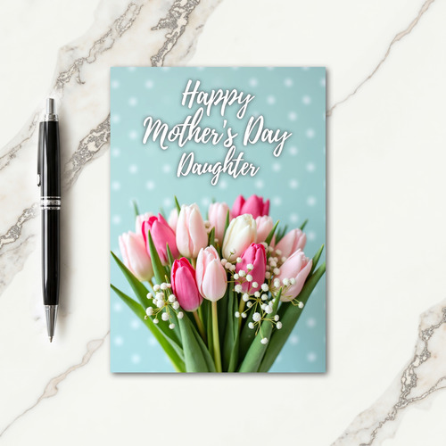 Tulip Bouquet Spring Greeting Card