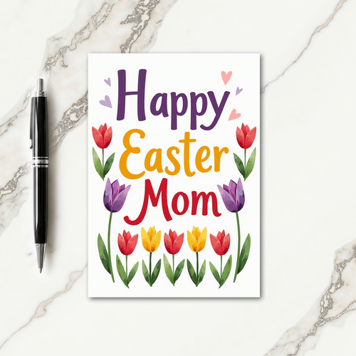 Tulip Easter Mom Card