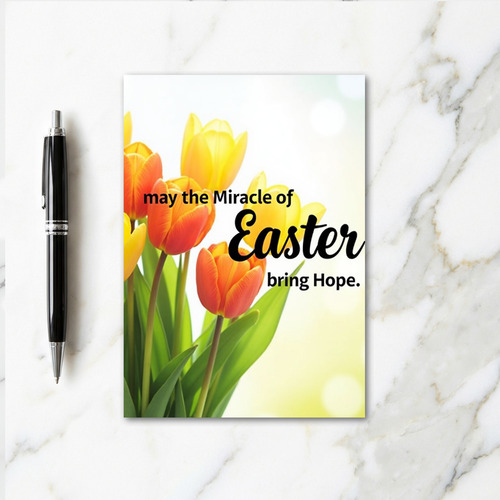 Tulip Easter Spring Celebration Card