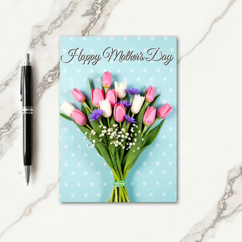 Tulip Floral Mothers Day Card