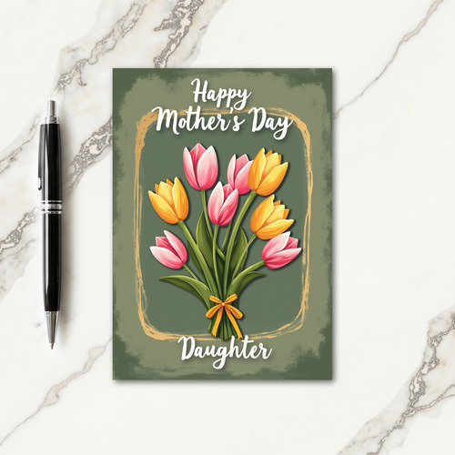 Tulip Mothers Day Bloom Card