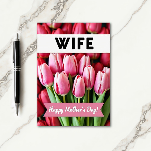 Tulip Mothers Day Photo Card