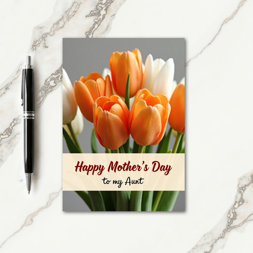 Tulip Mothers Day Wish Card
