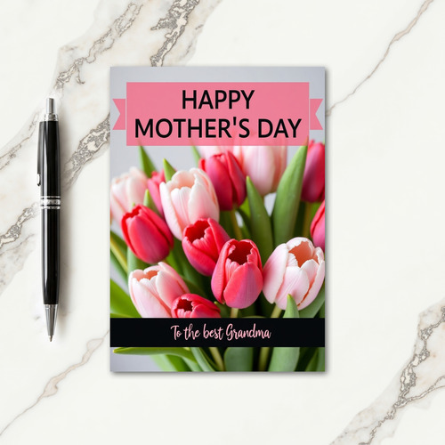Tulip Mothers Day Wishes Card