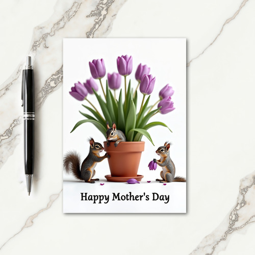 Tulip Offering Mothers Day Card