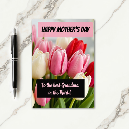 Tulip Sweet Mothers Day Card