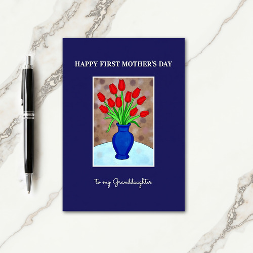 Tulips Mothers Day First Card