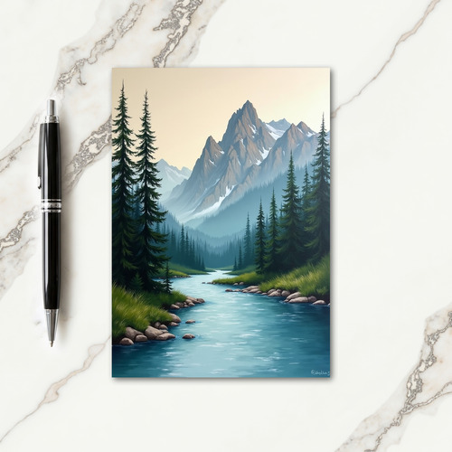 Turquoise River Dads Day Card