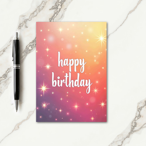 Twilight Birthday Sparkle Card
