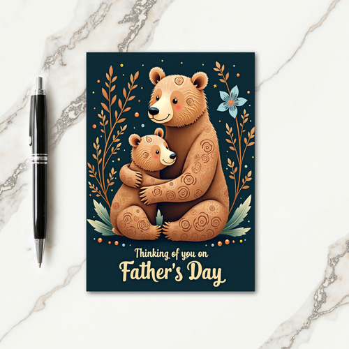 Twilight Fathers Day Family Card