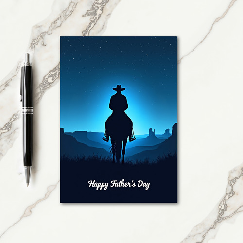 Twilight Rider Fathers Day Card