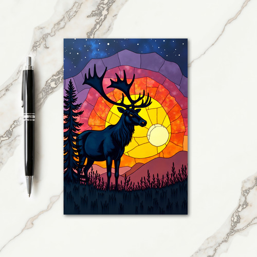 Twilight Stag Fathers Day Card