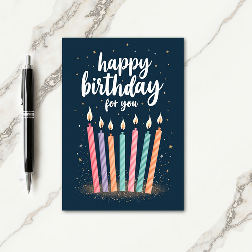 Twilight Star Birthday Card