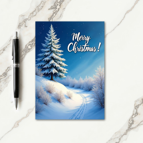 Twinkling Snowscape Card