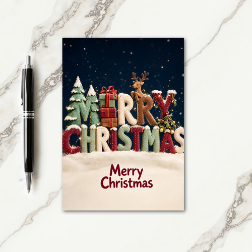 Typo Christmas Cards